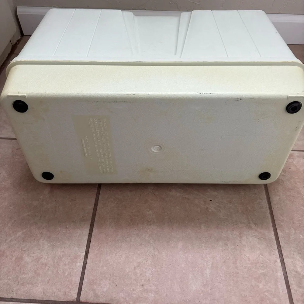Vintage Art Deco Sewing Machine Hard Storage Case Heavy Duty! Fits Most Machines